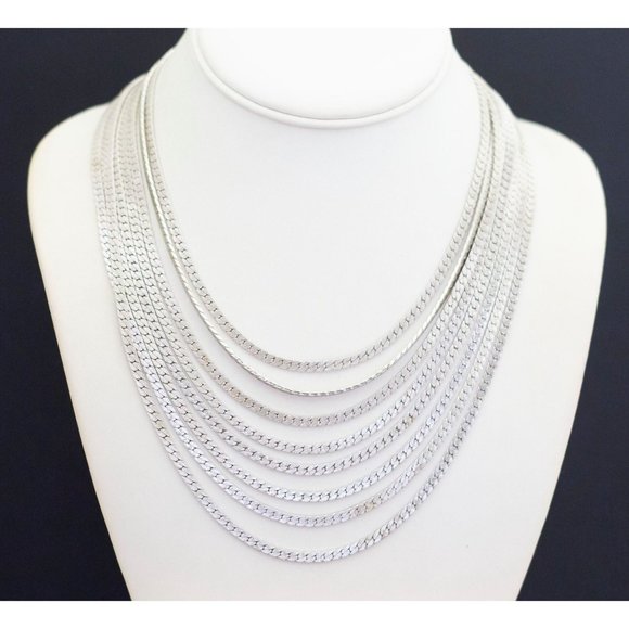 Vintage Silver Tone Lovely Multi Strand Necklace by Monet, 16 Inches G38 - Picture 1 of 3